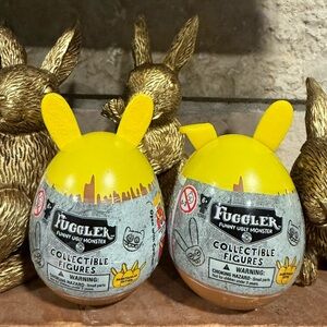 🐣🐰Fuggler Collectible Easter Eggs! Set of Two!